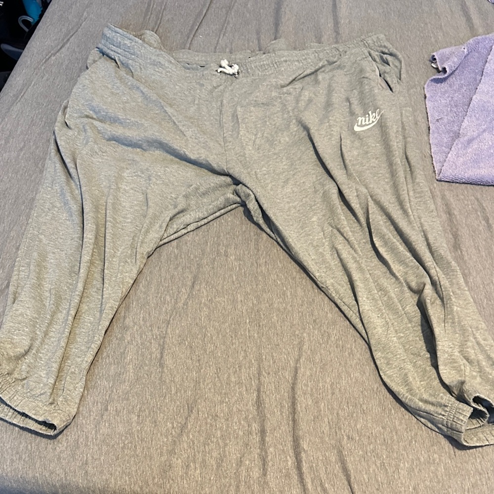 Nike Plus Size Women’s Light Gray Sweatpants